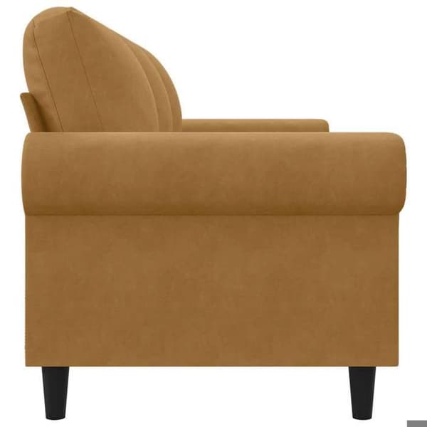Maison Exclusive - 3-sitssoffa Brun 180 cm Sammet