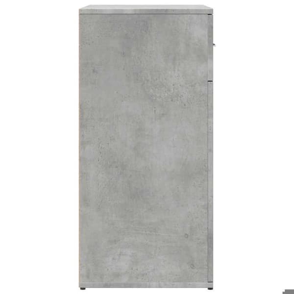 Maison Exclusive - Buffet 2 stk grå beton 79x38x80 cm ingeniørtræ
