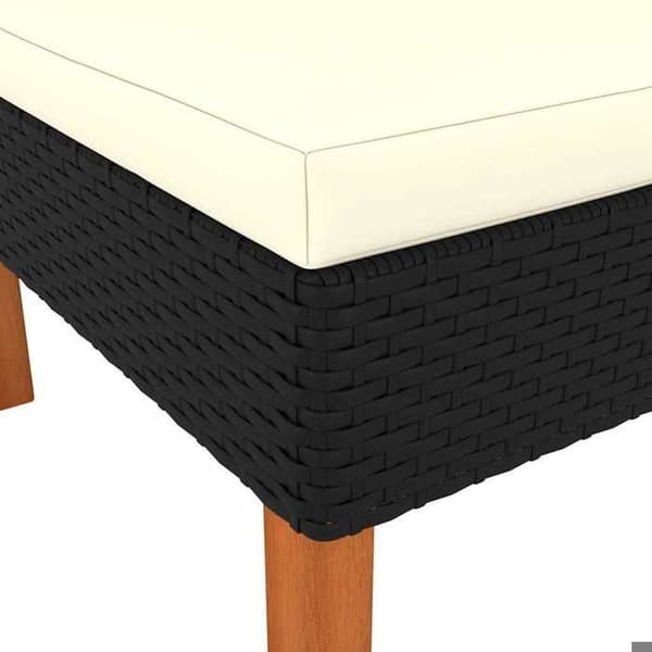 Maison Exclusive - Hörnsoffa i flätad resin och massiv eukalyptus