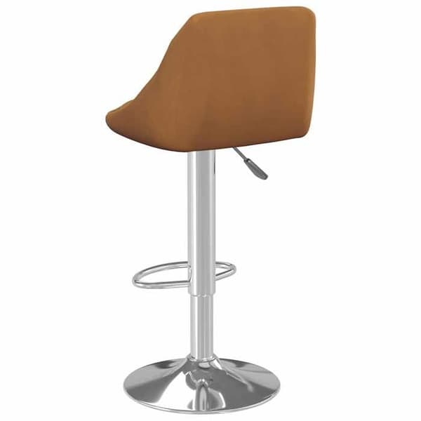 Maison Exclusive - Barstolar set om 2 brun sammet
