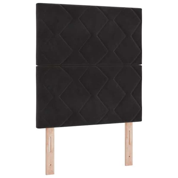 Maison Exclusive - Musta pääty 80 cm Sametti Svart