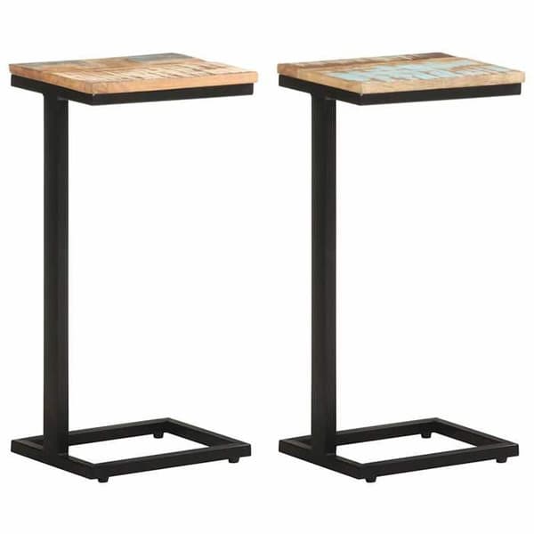 Maison Exclusive - Sideborde 2 stk 31,5x24,5x64,5 cm Genbrugstræ