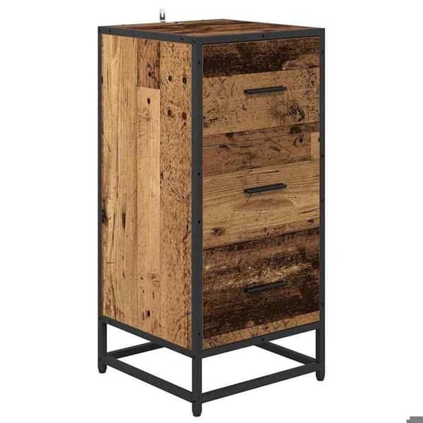 Maison Exclusive - Vanha puubuffet 35,5 x 35 x 76 cm