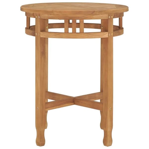 Maison Exclusive - Bistro bord Ø60x75,5 cm i solid teaktræ