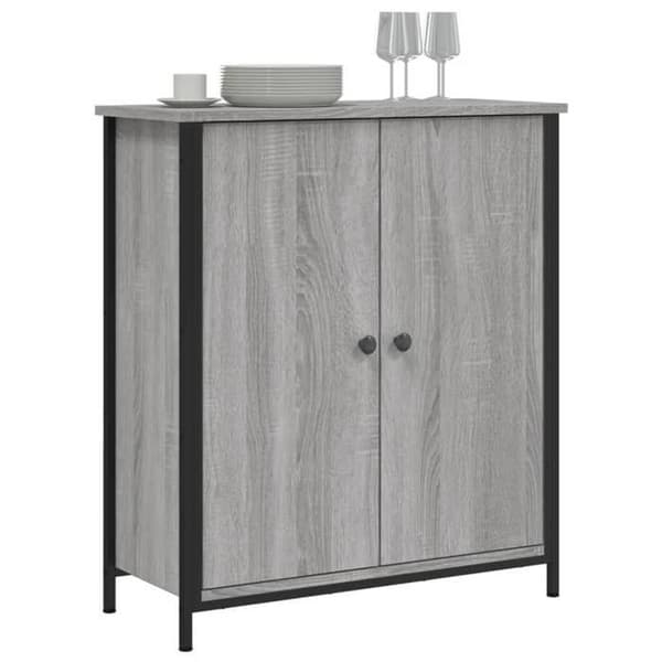Maison Exclusive - Buffé Sonoma grå 70x30x80 cm ingenjörsträ Sonoma grå