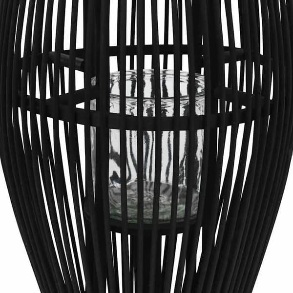 Maison Exclusive - Musta bambu 60 cm riippuva kynttilänjalka Svart