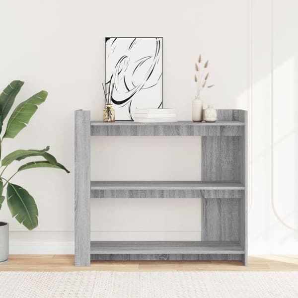 Maison Exclusive - Consolebord sonoma grå 100x35x90 cm ingeniørtræ