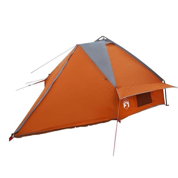 Maison Exclusive - Teepee-tält för 8 personer Grå och orange