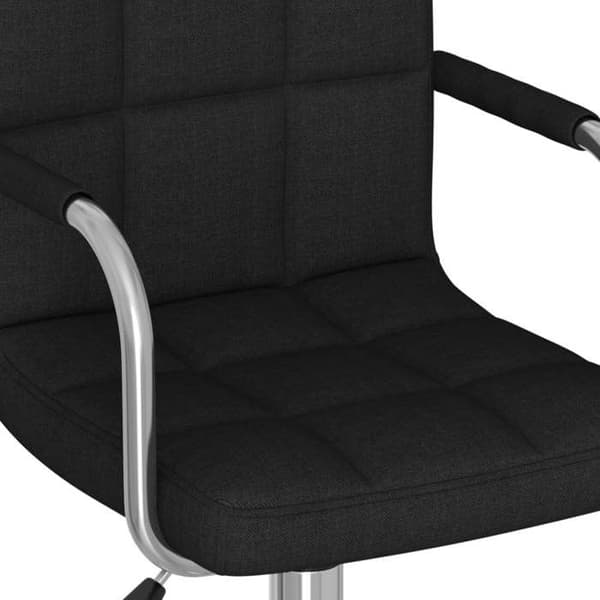 Maison Exclusive - Svarende spisestol i sort stof