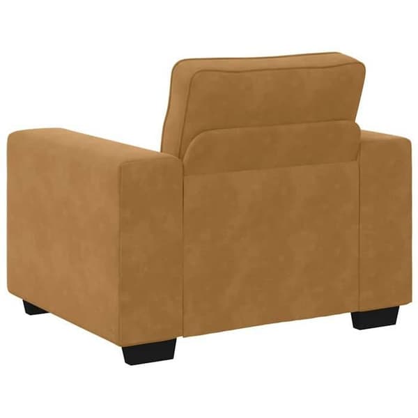 Maison Exclusive - Brun sofa stol 100x77x82 cm velour