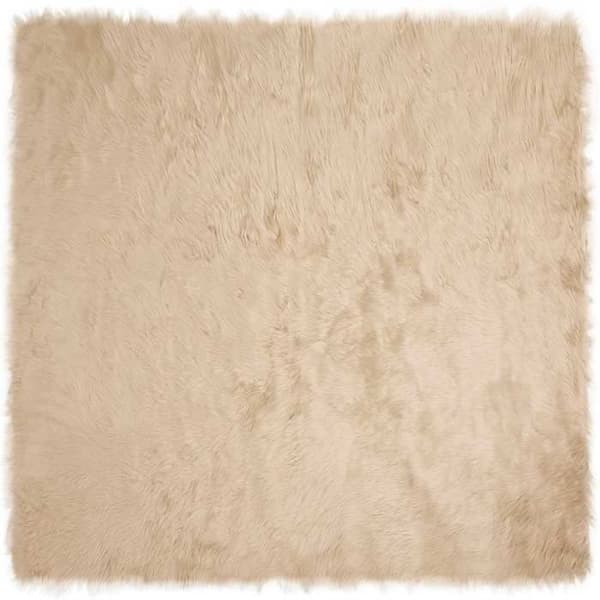Matta - EXKLUSIVT HEM - TAFALLA - Beige - Polyester - 160 x 160 cm beige
