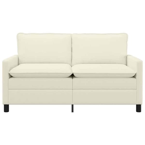 Maison Exclusive - Soffa Creme 156 x 81 x 87,5 cm Tyg Grädde