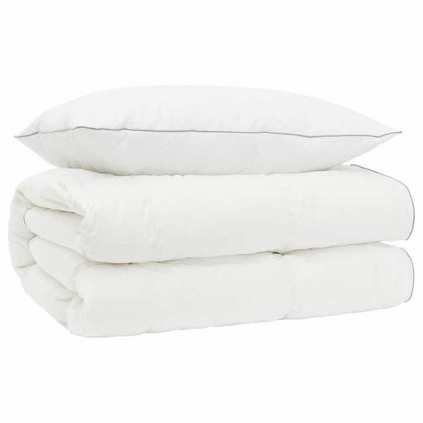 Maison Exclusive - Dyne sæt 90 % gåsedun FULDA 2 stk 135 x 200 cm