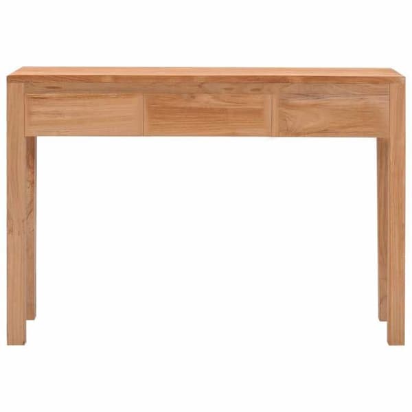 Maison Exclusive - Konsolbord 110x35x75 cm i solid teaktræ
