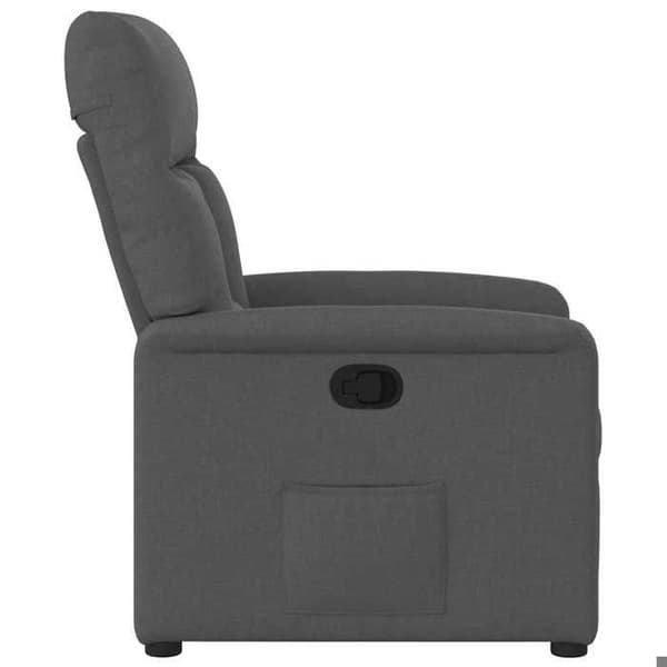 Maison Exclusive - Grått tyg reclinerfåtölj Mörkgrå