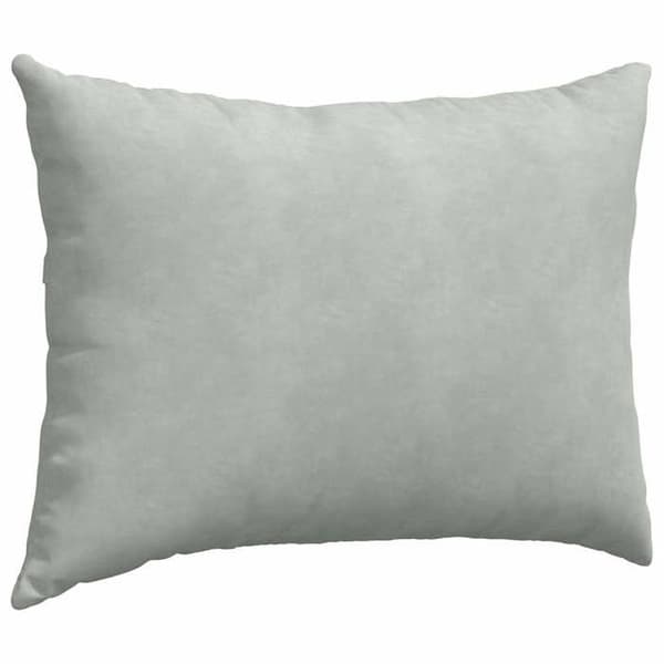 Sofa puder - EKSKLUSIV HUS - Sæt 2 - 70 x 50 cm - Fløjl - Lys grå Ljusgrått