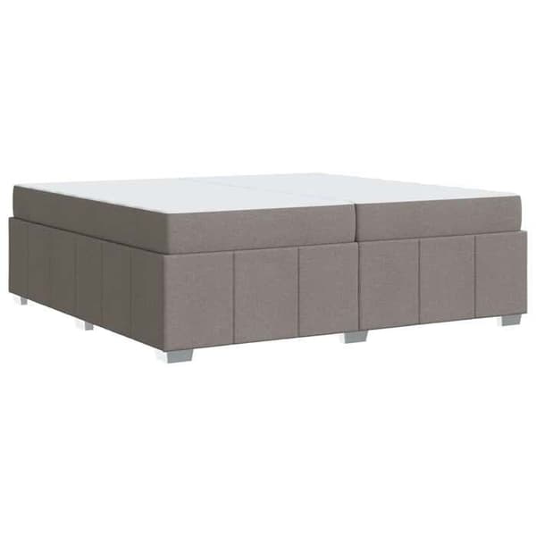 Maison Exclusive - Sängram Taupe 200 x 200 cm tyg Mol