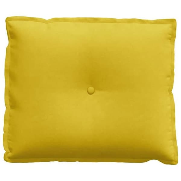Maison Exclusive - Rygpude Gul 60 x 50 cm Velour