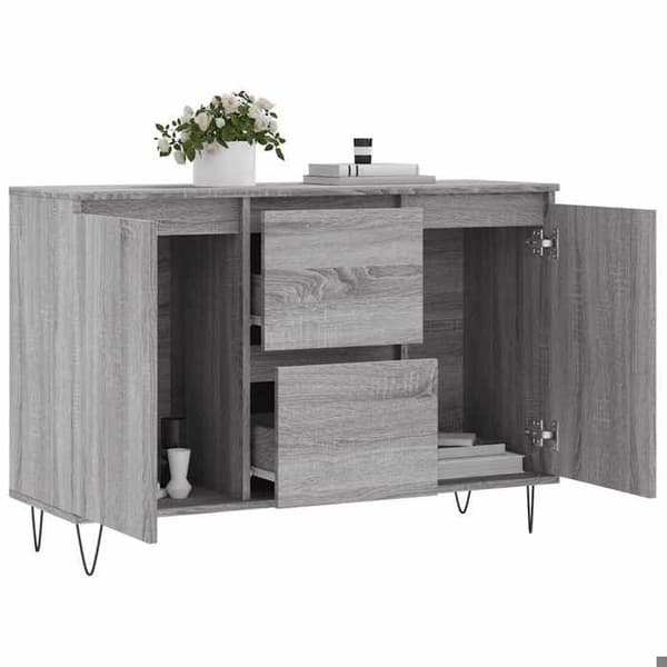 Maison Exclusive - Buffé Sonoma grå 101,5x35x70 cm ingenjörsträ