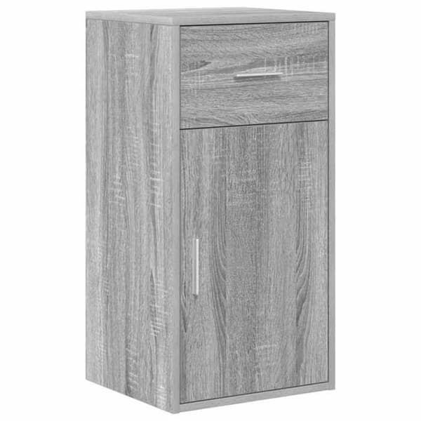 Maison Exclusive - Buffé med låda Grå Sonoma 38 x 34 x 75 cm