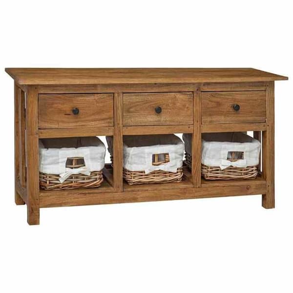 Maison Exclusive - Buffet i massiv mahogni 100x30x50 cm