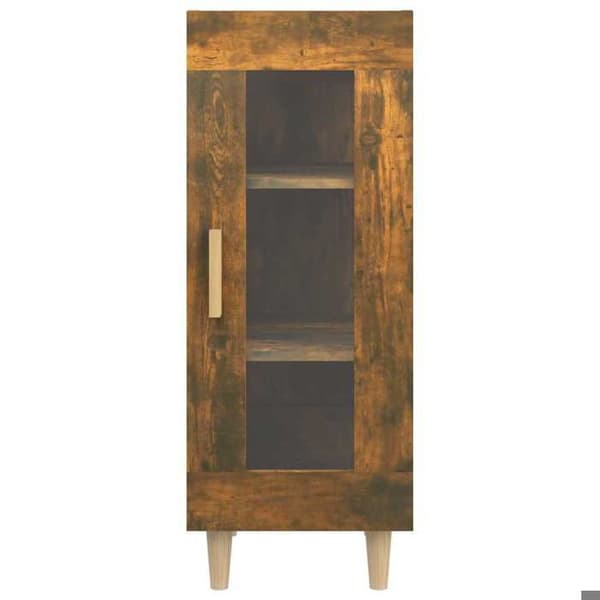 Maison Exclusive - Buffet Røget Eg 34,5x34x90 cm Ingeniørtræ