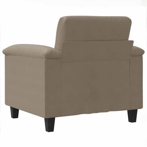 Maison Exclusive - Sofa stol Taupe 60 cm Mikrofiber stof