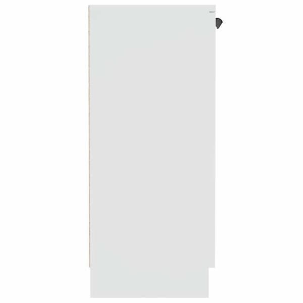Maison Exclusive - Buffé Vit 60x30x70 cm Ingenjörsträ