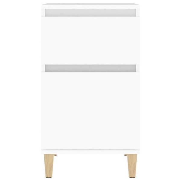 Nattabeller - EKSKLUSIV HUS - Sæt med 2 stk. - Hvid - 40x35x70 cm - Spånplader Vit