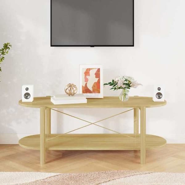 Maison Exclusive - Sofabord 110x48x40 cm Ingeniørtræ
