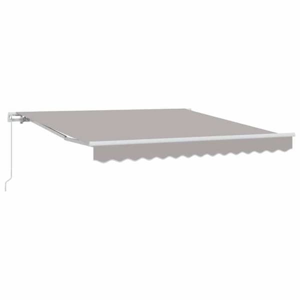 Maison Exclusive - Fällbart tak i ljusgrå 300 x 250 x 165 cm