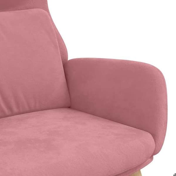 Maison Exclusive - Relax stol i rosa velour
