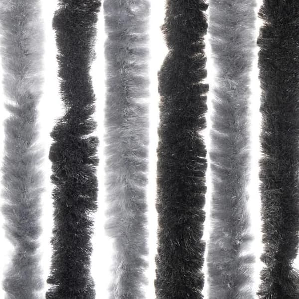 Maison Exclusive - Harmaa ja musta hyttysverkko 90x220 cm chenille