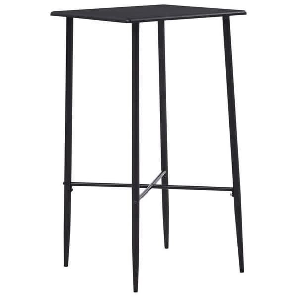 Barbord - Eksklusivt Hus - Sort - 60 x 60 x 111 cm - MDF & stål