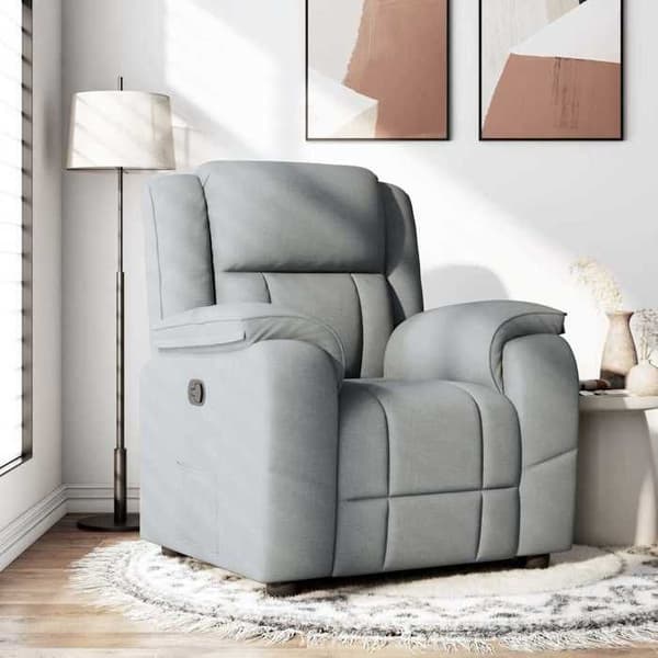 Maison Exclusive - Grå stof lænestol med recliner