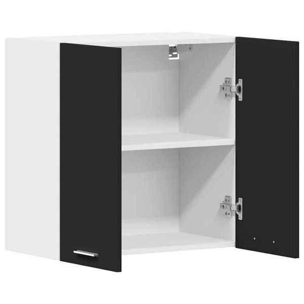 Maison Exclusive - Hængeskab "Lyon" Sort 60 x 31 x 60 cm Ingeniørtræ