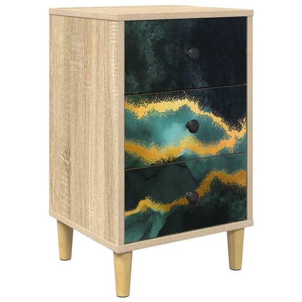 Maison Exclusive - Natbord WIJHE Sonoma Eg 36 x 33 x 60 cm