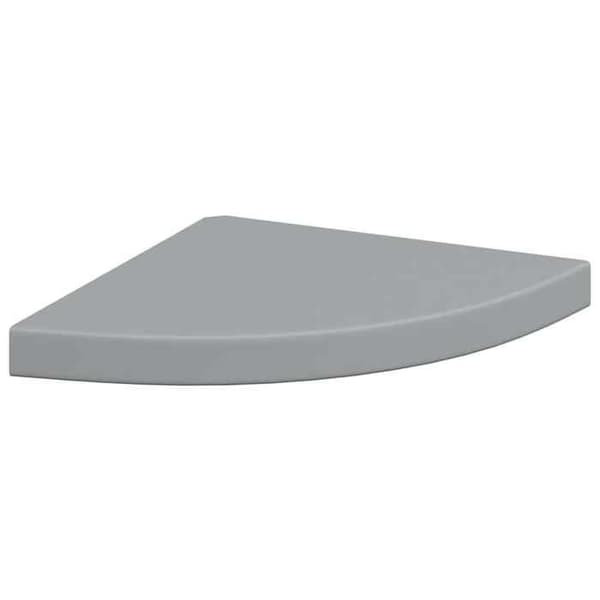 Maison Exclusive - Harmaa kulma kelluva hylly 35x35x3,8 cm MDF Grå