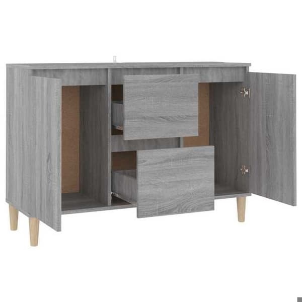 Maison Exclusive - Buffé Sonoma grå 101x35x70 cm Ingenjörsträ Gris Sonoma