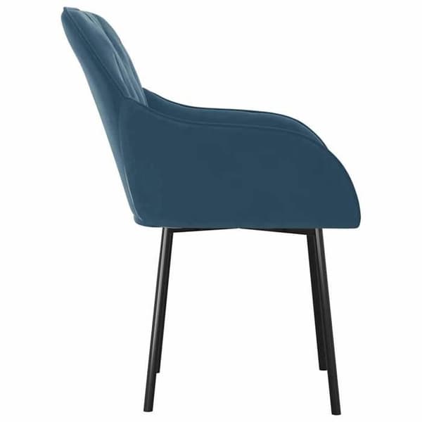 Maison Exclusive - Ruokatuolit 2 kpl Sininen Sametti