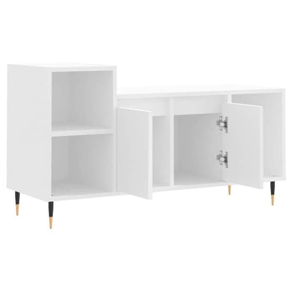 Maison Exclusive - TV-möbel Vit 100x35x55 cm Ingenjörsträ