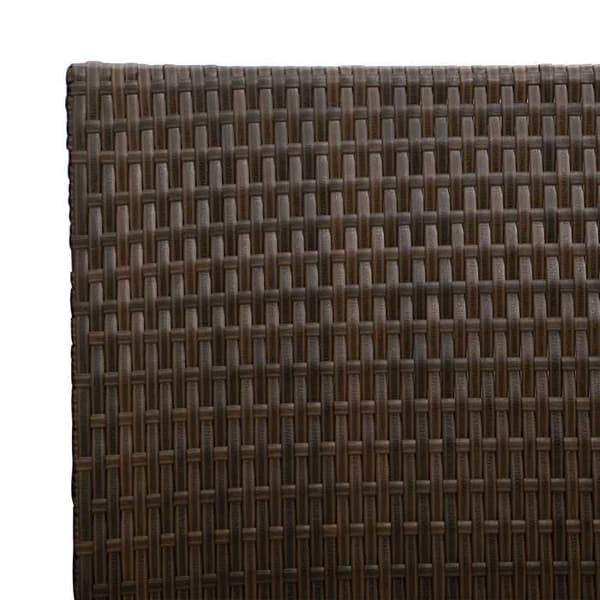 Plantekrukke - EKSKLUSIV HUS - 55 x 22 x 70 cm - Poly rattan - Rektangulær - Brun