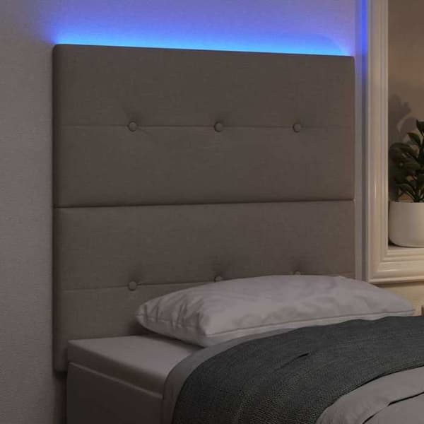 Maison Exclusive - LED Hovedgærde Taupe stof