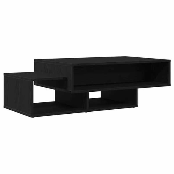Maison Exclusive - Sofabord i sort egetræ 105 x 55 x 32 cm ingeniørtræ svart ek