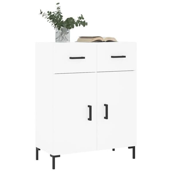 Maison Exclusive - Vit buffé 69,5x34x90 cm ingenjörsträ Vit