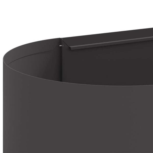 Maison Exclusive - Hævet havebed Sort 200 x 40 x 40 cm