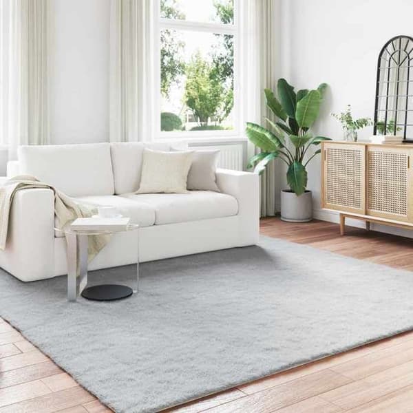 Maison Exclusive - Antiskrid tæppe i kunstpels OLITE Grå 200 x 200 cm