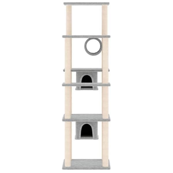 Maison Exclusive - Kattekradsetræ med sisal kløer Lys grå 169 cm ljusgrått