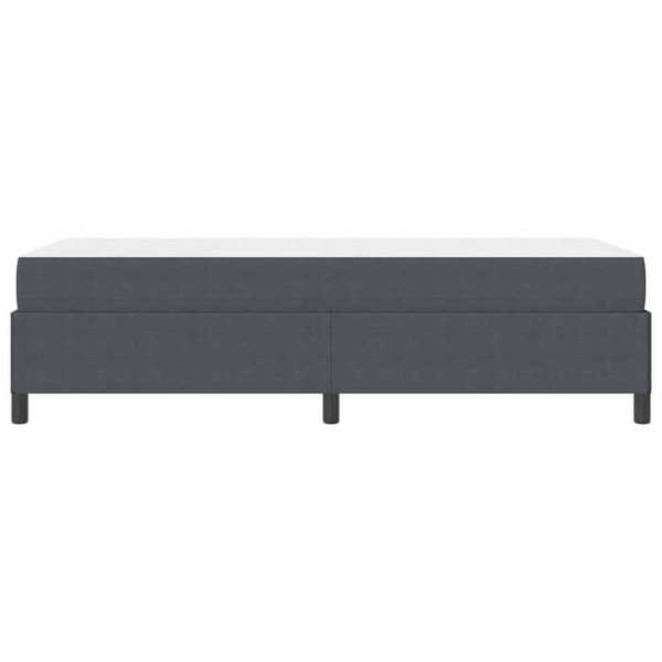 Maison Exclusive - Sängram med madrass Mörkgrå 90 x 190 cm tyg