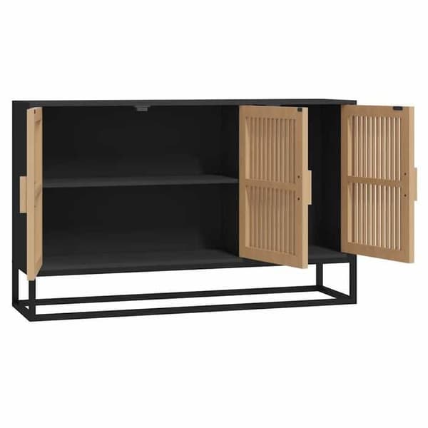Maison Exclusive - Sort buffet 105x30x65 cm ingeniørtræ